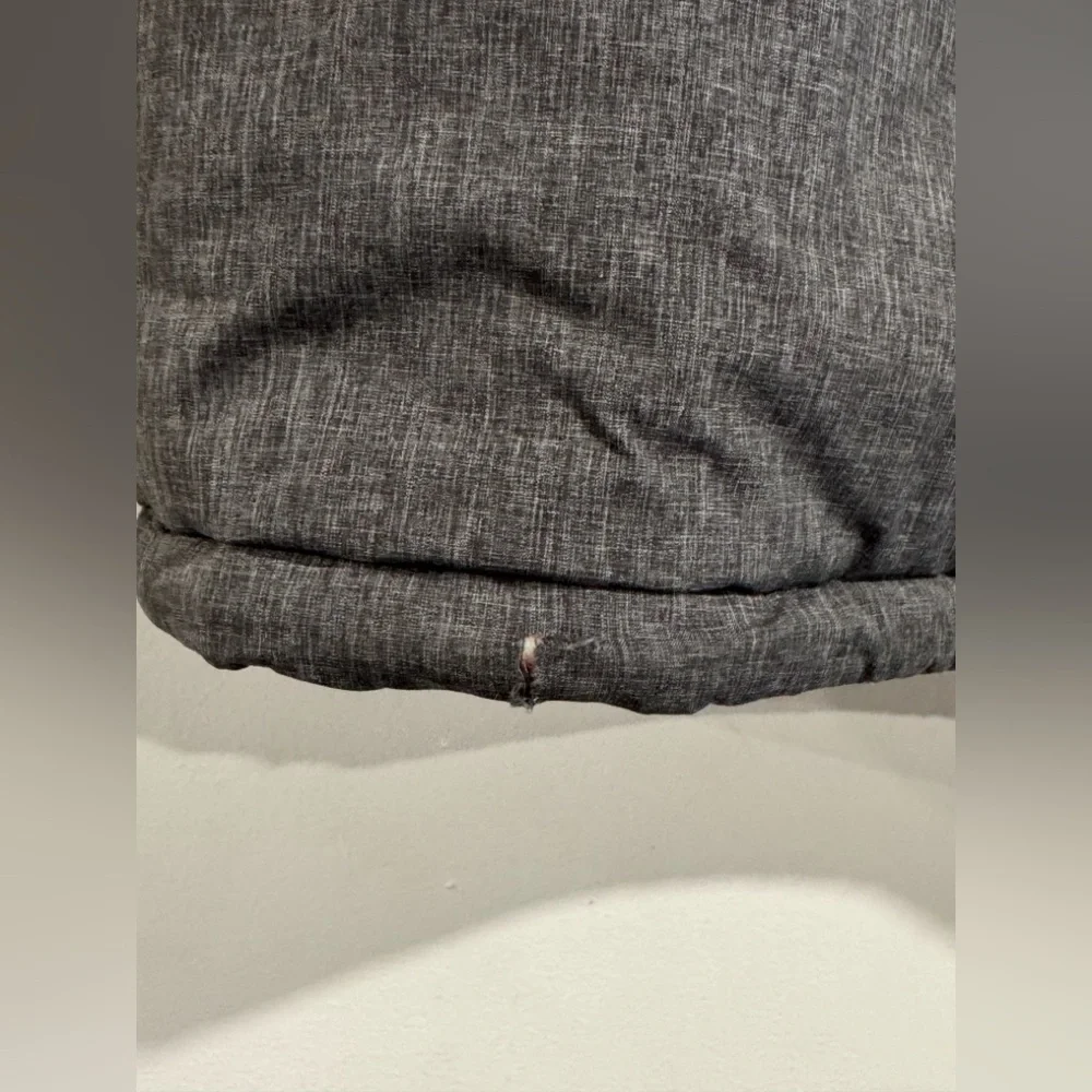 The North Face Gray Insulated Parka Jacket Hooded Orange Lined(Read Description)